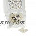 Mind Reader Wood Lantern with Realistic Flickering Flame-less Candle, White   568257281